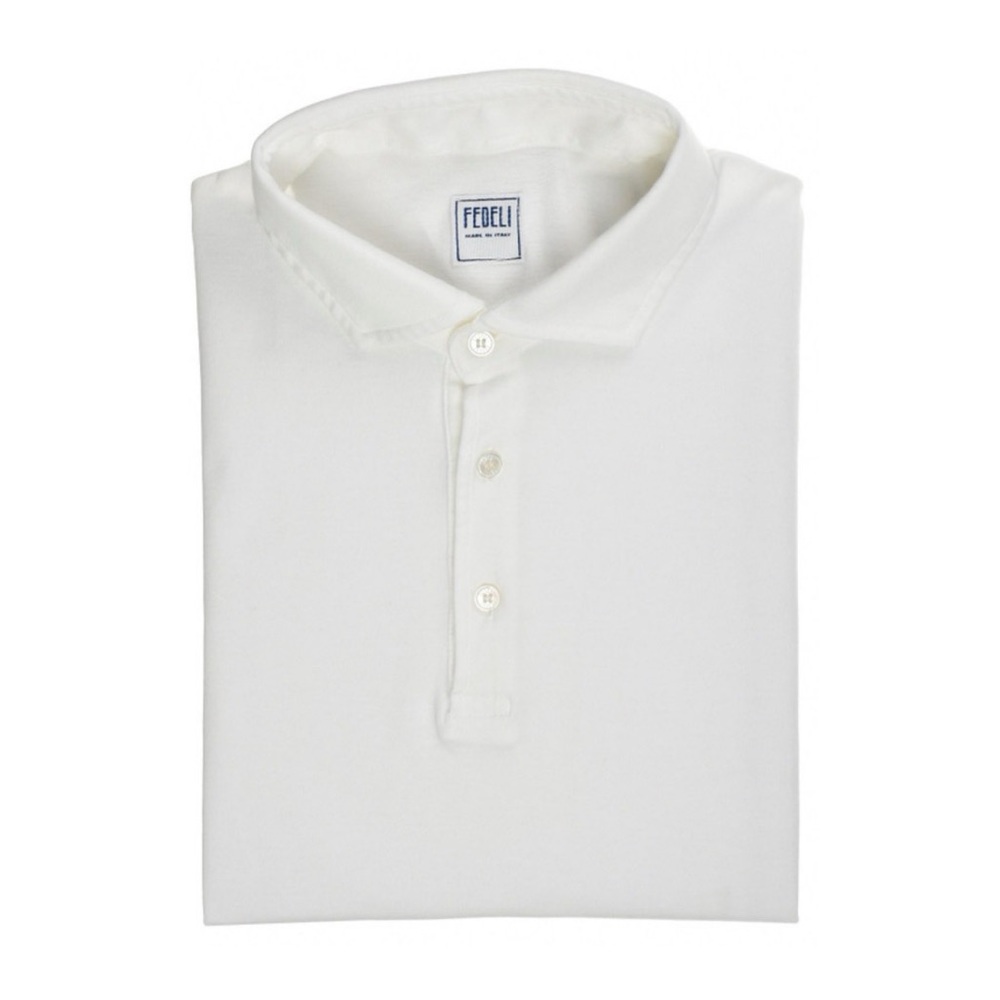 Fedeli Made In Italy Zero: The Organic Giza Short Sleeve Polo Shirt